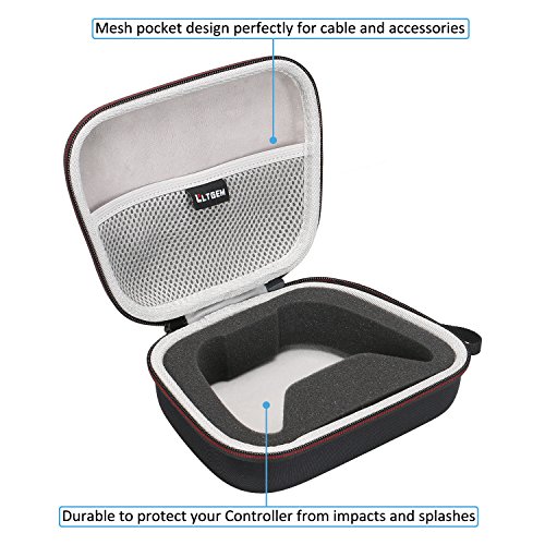 LTGEM Hard Case for Nintendo Switch Pro Controller - Travel Protective Carrying Storage Bag