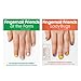Fingernail Friends Colorful Nail Stickers Nail Art for Children, Ladybugs & Farm Animals (50 Stickers)