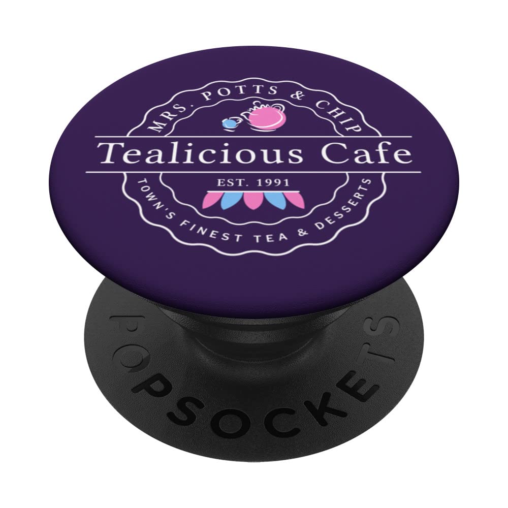 Town's Finest Tea & Desserts Tealicious Cafe Est.1991 PopSockets Swappable PopGrip