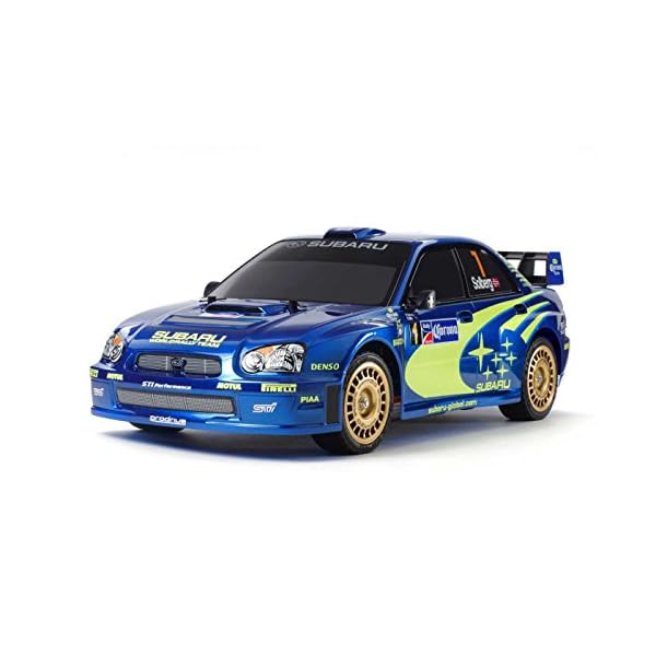 TAMIYA 47372-1:10 Bausatz für RC Auto Subaru Impreza WRX 2004 (TT-01E) - detaillierter Modellbausatz für ferngesteuertes…