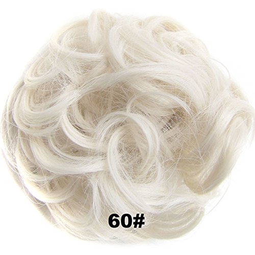 Belegend New Fashion Wig Hair Ring Curly Bride Makeup Bun Flowers Chignon Ponytail Hairpiece Extension Styling Tools Wigs Accessories (60)