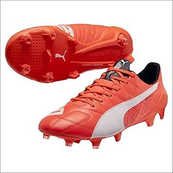 Amazon プーマ エヴォスピード 1 4 Sl Lth Fg 01 Puma サッカースパイク Puma プーマ サッカー