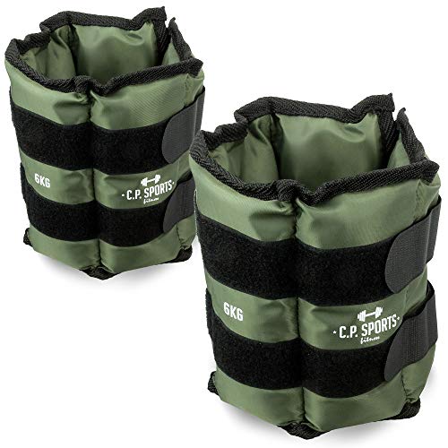 [- C.P.Sports Gewichtsmanschetten Paar für Hand- und Fußgelenke, 2X 0,5kg – 2X 1kg