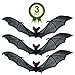 NorNovelties Bat Decorations & Wall Decor - Set Of 3 Hanging Bats For Halloween Party Decorations