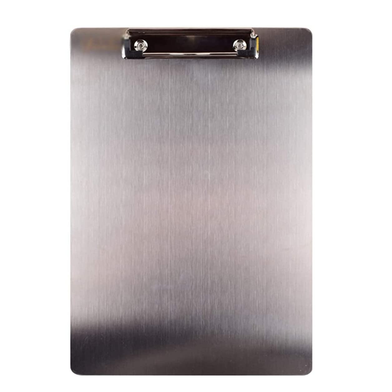 Dciustfhe Metal Clipboard Folder A4 Stainless Steel Clip Board Bill Storage Folder Writing File Board Splint for Business