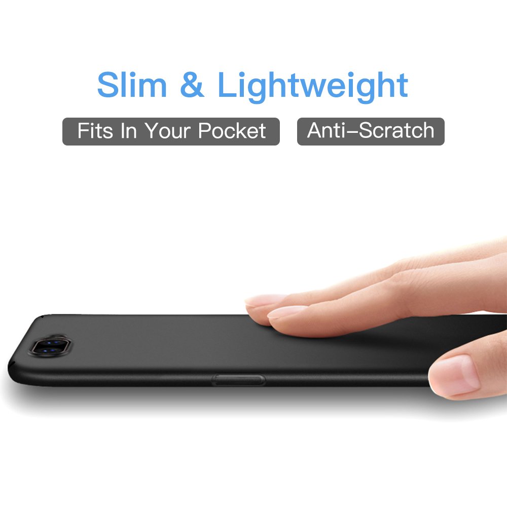 Oneplus 5 Hülle, TUCNIPUS Hard PC Case - Ultra Dünn Handyhülle, Anti-Fingerabdruck, Anti-Scratch Schutzhülle für Oneplus 5 Hülle (Schwarz)