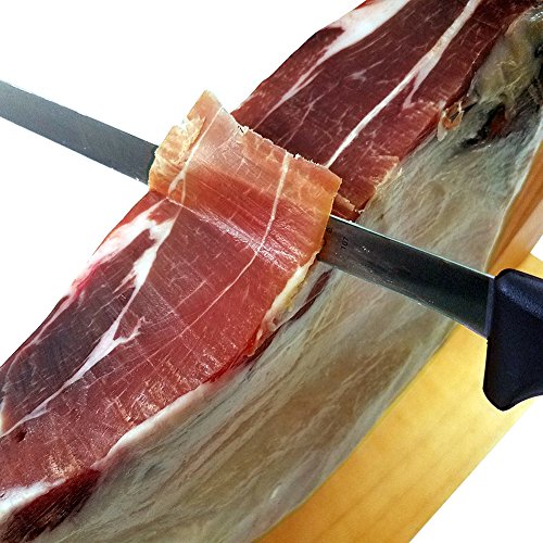 Serrano Ham Shoulder Leg by Fermin, 9 to 11 pound, 20 to 25 Servings, Ham Holder + Carving Knife. - Thumbnail 5