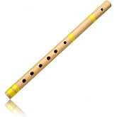 13 Inch Wooden Bamboo Recorder Flute in C Key Woodwind Musical Instrument | Traditional &amp; authentic handmade fipple, 6 finger holes, natural finish, lightweight, fully playable for beginners &amp; practice