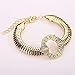 MOOCHI 18K Gold Plated African Style Heart Necklace Earrings Ring Bracelet Jewelry Set Costume Show