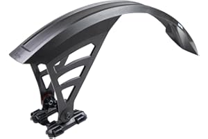 Zefal Deflector RS75 Rear MTB Mudguard – Universal Swingarm Mount for Full-Suspension Bikes – Fits 26”/27.5”/27.5+/29” Wheels, Max 2.8” Tire Width, MD-Strap, 310g, 663mm Long