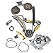 CNS Timing Chain Kit + Balance Shaft Set + Water Pump Compatible with GM/CHEVROLET/OLDSMOBILE/PONTIAC/SATURN 2.0L / 2.2L / 2.4L DOHC L4 (16 Valve) Ecotec