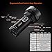 JETBeam T6 4350 Lumens 2016 Edition Brightest Flashlight, 4 Cree XPL LED, 750m Super Long Beam Distance, Waterproof Military Grade 18650 Portable Searchlight, 7 Modes with Strobe SOS, Beacon Signal