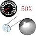 cciyu 50Pcs 4.7mm-12v Car White Mini Bulbs Lamps Indicator Cluster Speedometer Backlight Lighting Replacement fit for GM GMC