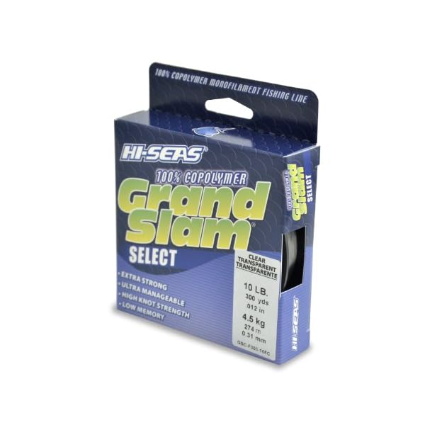 Hi-Seas-Grand-Slam-Select-300-Yard-100-Percent-Copolymer-Line-Fluorescent-Clear-Blue Hi-Seas-Grand-Slam-Select-300-Yard-100-Percent-Copolymer-Line-Fluorescent-Clear-Blue