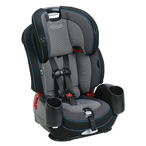 Graco Nautilus SnugLock LX 3 in 1 Harness Booster Car Seat, Zale