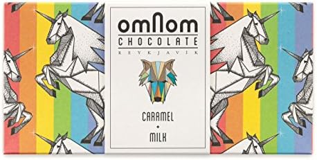 Delicious Caramel & Milk Chocolate Bar by OMNOM | Award Winning Gourmet Chocolate Tablet with Artisanal Taste | Perfect for Self Indulgence or as a Chocolate Gift Set | 60 GMS Each