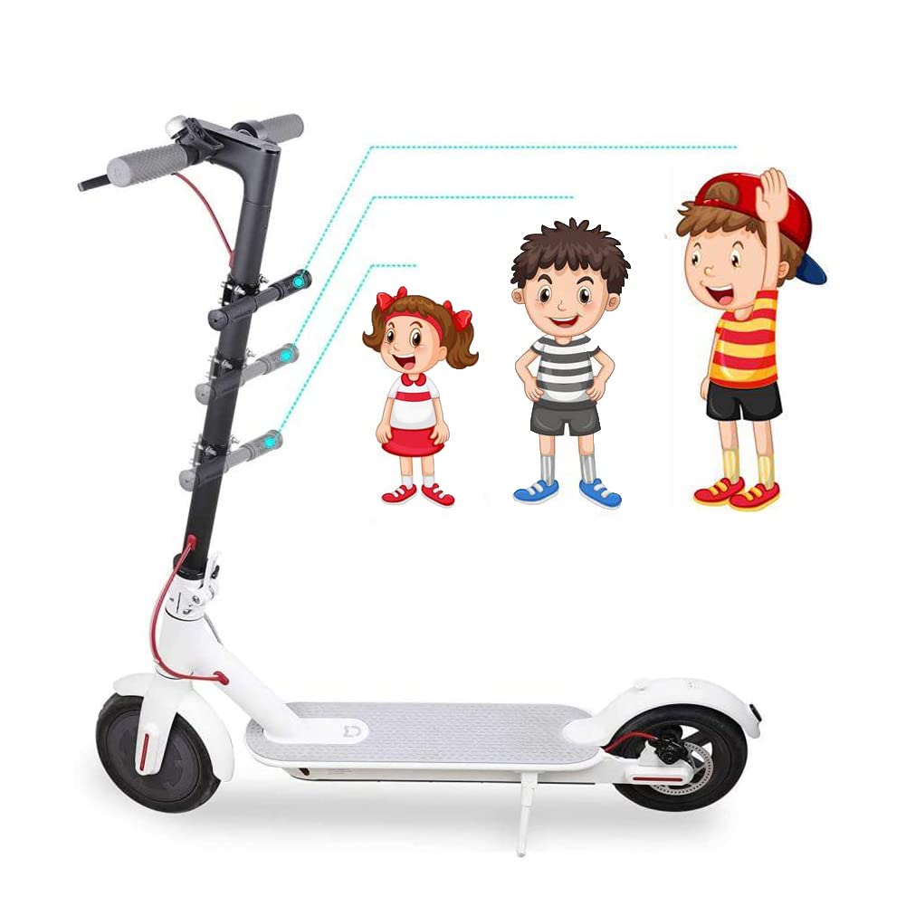 MIMIRACLE Scooter Kids Handle Grip Bar Non-Slip Adjustable Child Safety Handle Compatible with Segway Ninebot Max G30 ES1 ES2 ES3 ES4 E22 E25 Electric Scooter -Without LED Light
