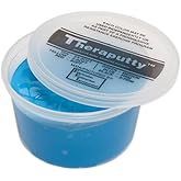 CanDo Theraputty Plus Hand Exercise Putty for Rehab, Exercise, Physical and Occupational Therapy, Strengthening, 1 lb Blue Firm