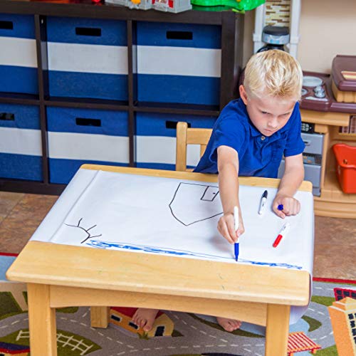 Kassa Large Whiteboard Wall Sticker Roll - 17.3" x 78" (6.5 Feet) - 3 Dry Erase Board Markers Included - Adhesive White Board Wallpaper for Fridge, Office & Kids Room - Peel and Stick Paper Decal - Thumbnail 4