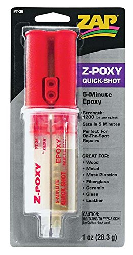 Pacer PT36 5 Minute Quick Shot Epoxy, 1 oz New
