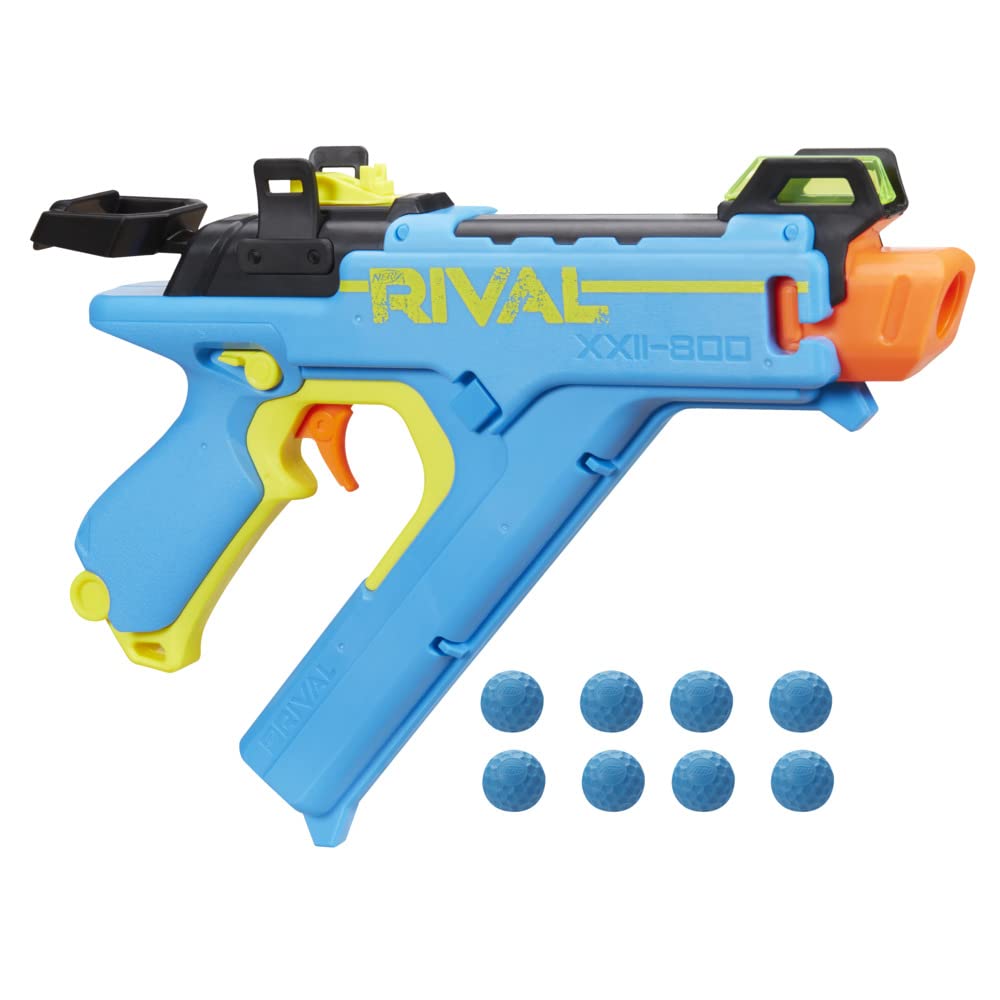 Nerf Rival, Blaster Vision XXII-800, Nerf Rival Most Accurate System, Adjustable Sight, 8 Precision Foam Balls