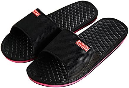 Bathroom/Indoor Slippers Non-Slip, Men Solid Flat Bath Slippers Summer Sandals Indoor & Outdoor Slippers
