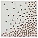 Andaz Press Copper Foil Rose Gold Polka Dot Lunch Napkins, 6.5-inch, 50-Pack, Shiny Metallic Colored for Birthday, Wedding, Baby Shower, Holiday Party, Disposable Tea Party