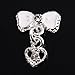 350buy 10pcs Bow Tie Heart Alloy 3D Rhinestone Nail Art Slice DIY Decoration