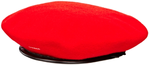 Kangol Classic Monty Beret, The Original Beret, Red (Large)