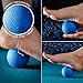 MGVDSES MobyRollerz Foam Roller Set - 18” Foam Roller, Massage Stick, Massage Ball - 4 in 1 Deep Tissue Massager with Travel Bag - Black and Blue