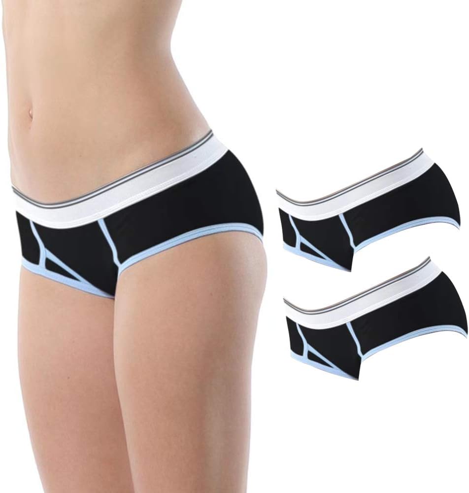 VIPEX Women's Contton Underwear Hipster Panties - Women's Boyshort Stretch Briefs Cotton/Spandex Soft and Comfortable