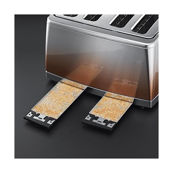 Russell Hobbs 25143 Copper Sunset Eclipse Polished Stainless Steel Ombre Four Slice Toaster