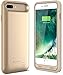 iPhone 8 Plus / 7 Plus Battery Case, Alpatronix BX170plus 5.5-inch 4200mAh Ultra Slim Rechargeable Protective Portable Extended Backup Charging Case for iPhone 7+ 8+ Juice Bank Power Pack - Gold
