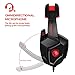 Sades Spirit Wolf USB 7.1 Surround Sound Gaming Headset with Mic LED Lights for PC (Black Red)thumb 3