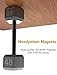Hill & Wood Magnetic Gun Mount 2-Pack | Rubberized 48 lbs Rated Gun Magnet | Gun Magnet Mount-Concealed Holder for Handgun, Pistol, Rifle, Shotgun, Revolver, Magazine
