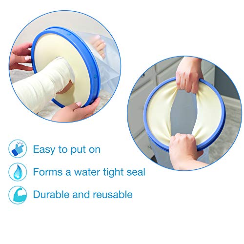 DMI Waterproof Reusable Cast Cover, Wound Barrier & Bandage Protector