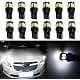 YaaGoo Compact Small bulb License Plate Lights Lamp,T10 168 194 2825 W5W,blue,12pcs