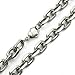 Trendsmax 2.5mm 3mm 4mm 10mm wide Silver Tone Stainless Steel Rolo Necklace Mens Boys Link Chain 18-36inches