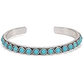 Montana West Rustic Couture's Bohemian Turquoise Cuff Bangle Bracelets for Women Cowgirl