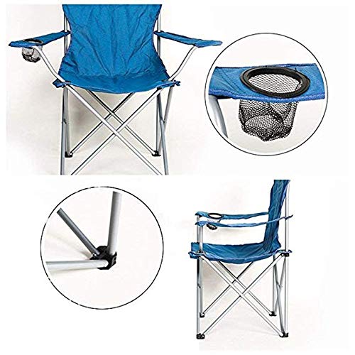 JJSFJH Outdoor-Freizeit Klapptisch und Stühle großen Sessel Angelstuhl Strandkorb Zug Klappstuhl Regiestuhl Tragbarer… – Bild 4