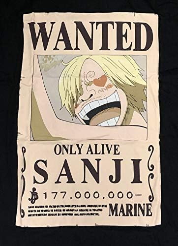 One Piece Sanji Bounty T Shirt Officially Licensed Clothing Amazon Com