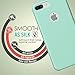 MoKo Case for iPhone 7 Plus - Slim Fit Shockproof Liquid Silicone Gel Rubber Protective Case Soft Touch Back Cover for iPhone 7 Plus, Sea Blue (Mint Green)