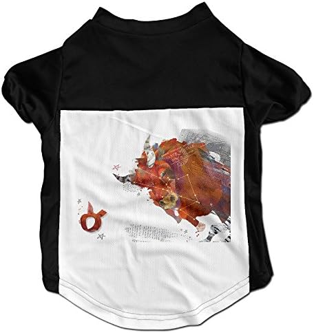 Taurus Zodiac Sign Doggy Cute Puppy Dog Cat Canine Short Sleeve T Shirts Clothing Tee Sweater Pet Wear