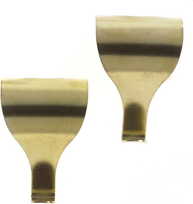 X Picture Rail Hooks Brass Plated 2 Pack Blister 12850, Silver - Image 3