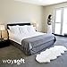 WaySoft Authentic New Zealand Sheepskin Area Rug, Versatile Fluffy Wool Cover in Multiple Sizes, Perfect for Bedrooms, Living Rooms, Chair Covers, or Motorcycle Seats