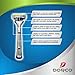 Dorco Pace 6 Plus Power - Six Blade Power Razor System with Trimmer (12 Cartridges (No Handle))