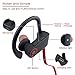 Sports Bluetooth Headphones, CDP Bluetooth Earphones Noise Cancelling,IPX7 Waterproof Headsets,8 Hrs Play, HD Stereo HiFi Sound Enhanced Bass,Running earphone with Mic for Sports,Driving,Gym.