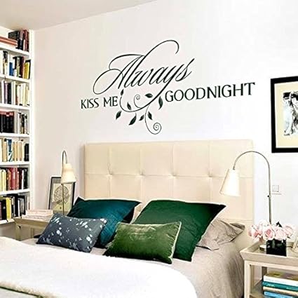 Amazon Com Vinyl Love Saying Kiss Me Goodnight Love Wall