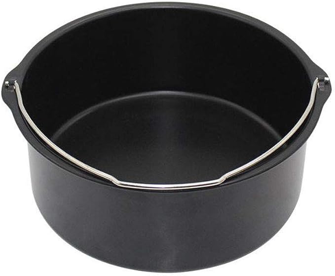 Air Fryer Accessories NonStick Baking Barrel Cake Pan Stainless Steel