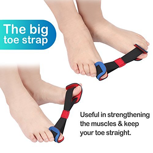 Bunion Corrector, 9 pcs Bunion Corrector and Bunion Relief, Bunion Night Splint with Super Soft Gel for Foot Pain Relief, Hallux Valgus Splint Aid Surgery Treatment Toe Separators Straighteners - Thumbnail 7
